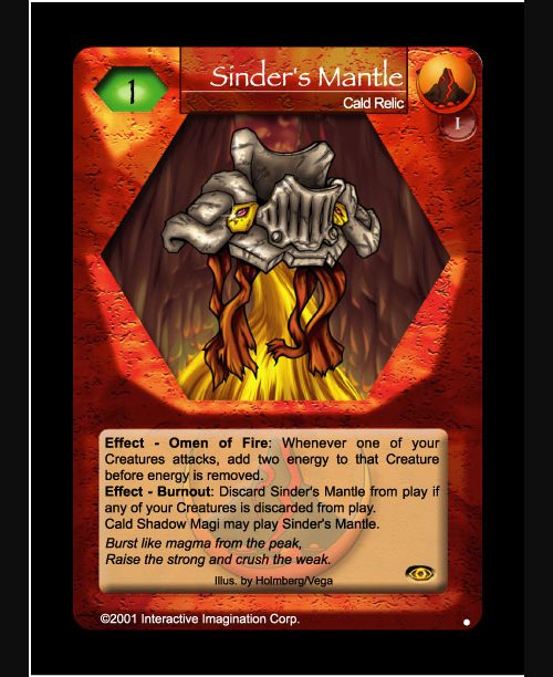 Sinders Mantle - Foil